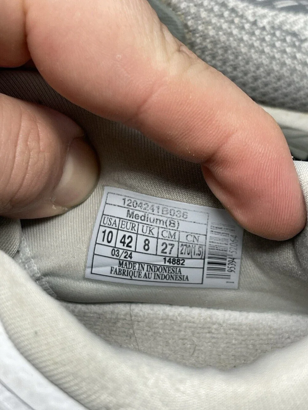 Brooks Revel 7 Size 10 Womens White Grey DNA Running Walking Athletic Shoes